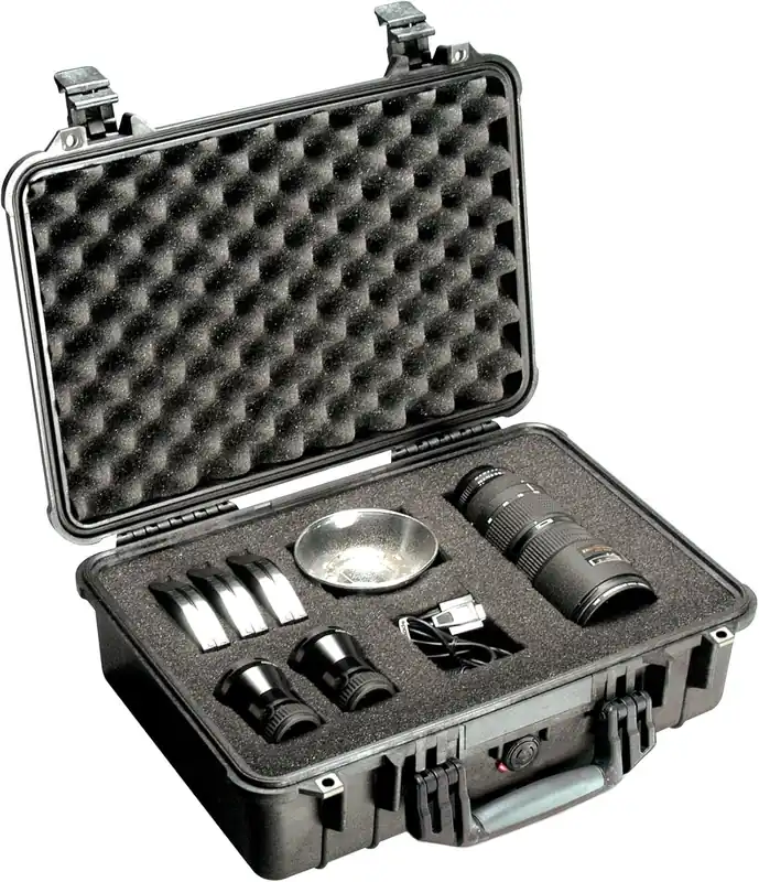SK0369933-US20260702-105043-0 Pelican 1500-000-110 Hard Case with Foam (Black) - Image 1