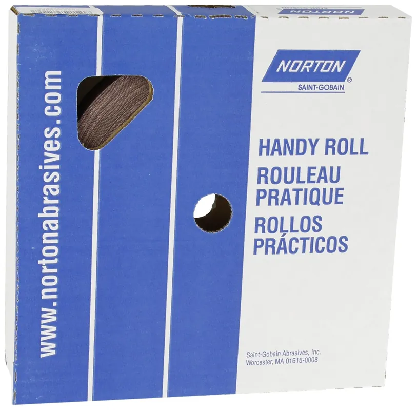 Norton 66261126274 Metalite Cloth Backed Sandpaper Roll, 120 Grit, 1 Inch Wide x 50 Yards