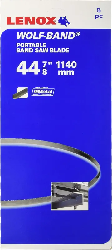 SK0370044-US20260702-105043-0 Lenox 8010738PW145 Tools Portable Band Saw Blades 14 TPI 5-Pack - Image 1