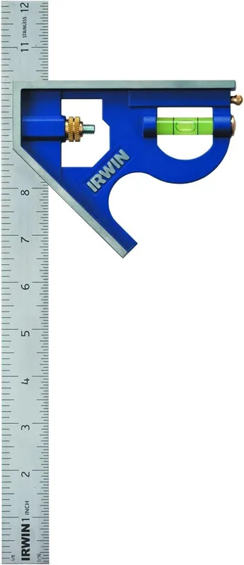 SK0370067-US20260702-105043-0 IRWIN 1794469 Combination Square Metal-Body 12 inches 45-90 Degree Marking Stainless Steel - Image 1