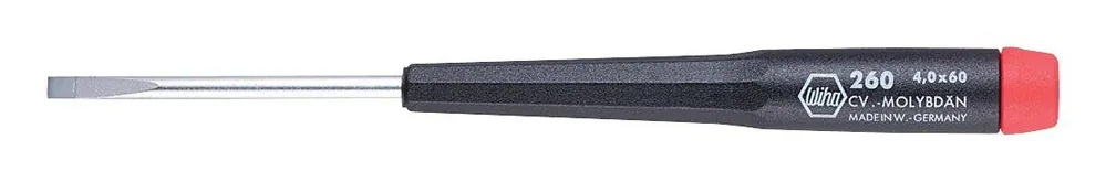 Wiha Tools 26033 Precision Slotted Screwdriver 1/8 in Tip 8.3 in OAL