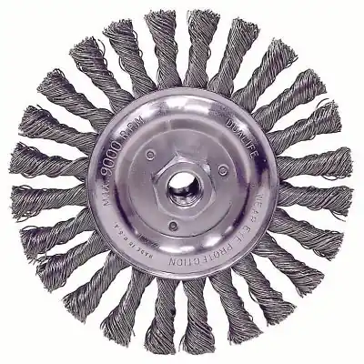 Weiler 36024 Vortec Pro Knot Wire Wheel 6 in Dia