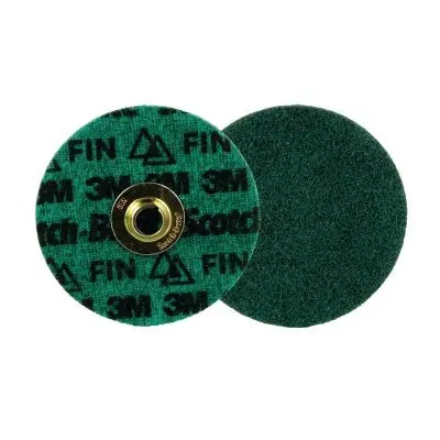 SK0370500-US20260702-105043-0 3M 7100263653 Scotch-Brite Precision Surface Conditioning Disc TN Quick Change Fine 4-1/2 inches - Image 1