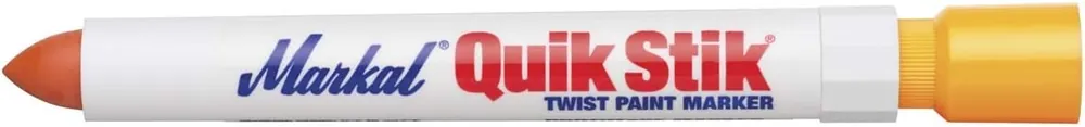 SK0370548-US20260702-105043-0 Markal 61043 Quik Stik All-Purpose Solid Paint Marker, Fluorescent Orange - Image 1