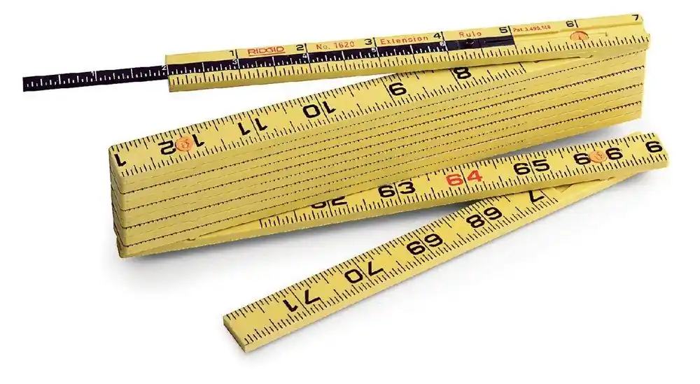 SK0370716-US20260702-105043-0 Ridgid 73365 6 ft Outside Reading Fiberglass Fold Rule - Image 1