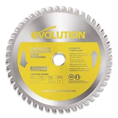 Evolution 180Blade-Ssn Metal-Cutting Saw Blade 7 In 1 In Arbor 48 Teeth