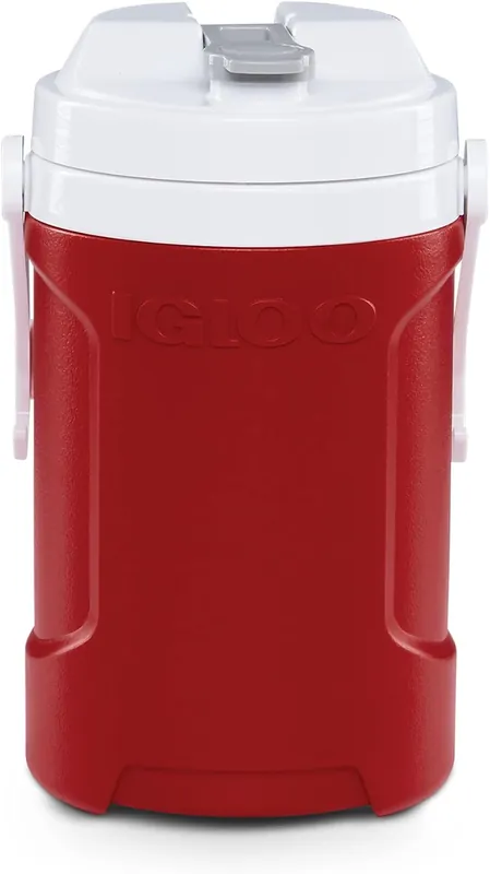 SK0370802-US20260702-105043-0 Igloo 31285 Latitude Insulated Beverage Bottle 1/2 Gallon Red - Image 1