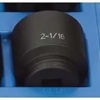 Grey Pneumatic 3066R Impact Socket 3/4 in Drive Size 2-1/16 in Socket Size Hex 6-point Standard Length