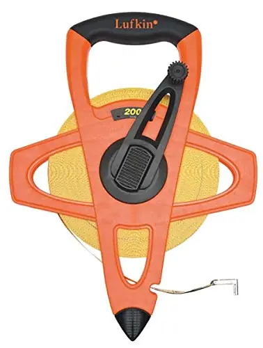 SK0370915-US20260702-105043-0 Crescent Lufkin FE200 Hi-Viz Orange Reel Fiberglass Tape 1/2 in x 200 ft - Image 1