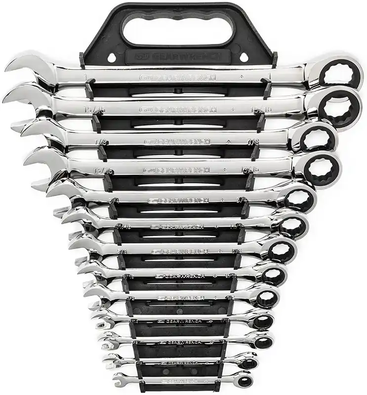 Gearwrench 9312 13 Pc. 12 Pt. Ratcheting Combination Wrench Set, SAE