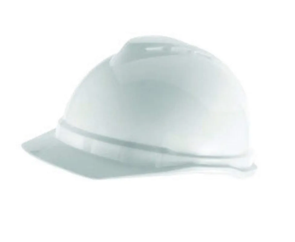 SK0371269-US20260702-105043-0 MSA 10034027 V-Gard 500 Hard Hat With 6 Point Fas-Trac Suspension White - Image 1