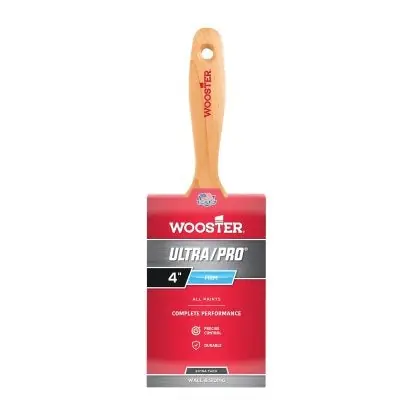 Wooster 41730040 Ultra/Pro Paint Brushes Nylon/polyester Wood Handle 4 in
