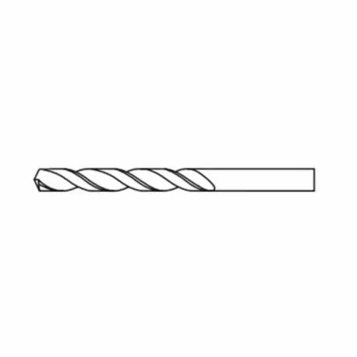 Chicago Latrobe 45607 150ASP Heavy-Duty Black Oxide Jobber-Length Drill Bit 7/64 in dia Cutting