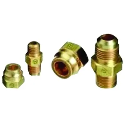 Western Enterprises F-30 Brass SAE Flare Tubing Connections Nut 500 PSIG Brass 0.75 in - 16