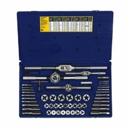 Irwin 26394 Tap + Die 53PC Set MTRC HEX