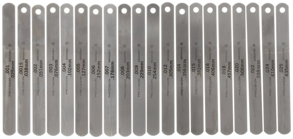 Precision Brand 19740 Poc-Kit Feeler Gage Assortment 5 Length 20 Blades