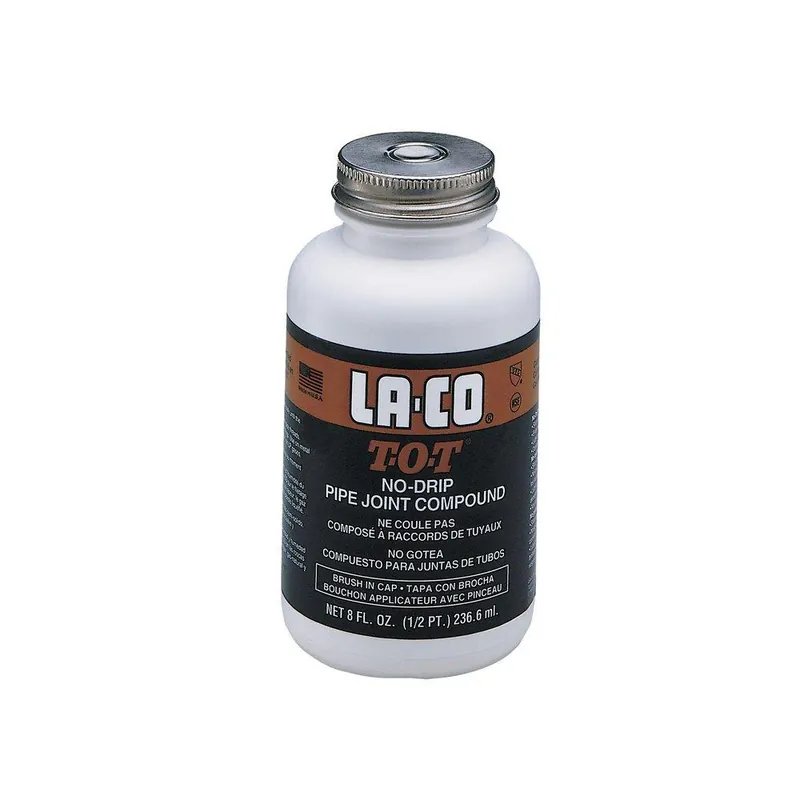 SK0371669-US20260702-105043-0 LA-CO 12219 8 oz Metal Grey Pipe Joint Compound - Image 1