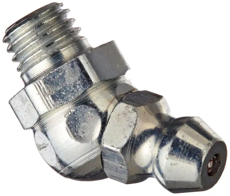 SK0371703-US20260702-105043-0 Alemite 1637-B1 Loose Fitting 45 Degree Angle SAE LT Special 1/4 Male Taper - Image 1