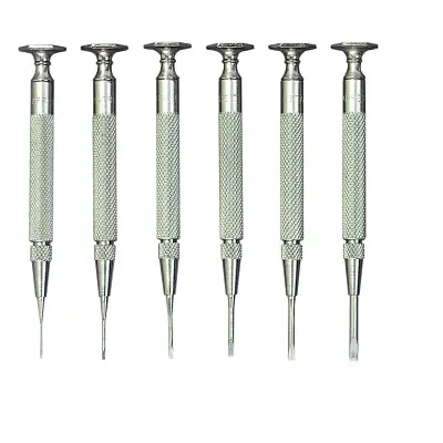 SK0371791-US20260702-105043-0 L.S. Starrett 52564 Jewelers' Screwdriver Sets Slotted 6 Piece - Image 1