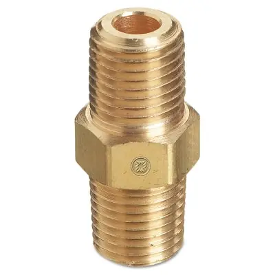 Western Enterprises B-4HP Pipe Thread Hex Nipple 3000 psi 1/4 in NPT Male