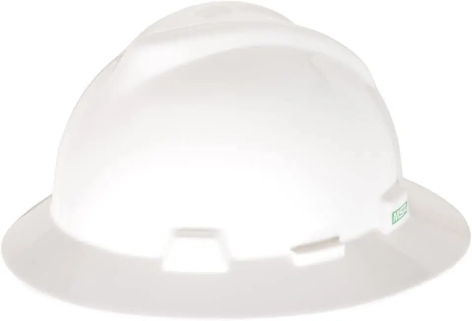 SK0371988-US20260702-105043-0 MSA 454733 V-Gard Full-Brim Hard Hat with Staz-on Pinlock Suspension - Image 1