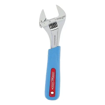 SK0372020-US20260702-105043-0 Channellock 808WCB BULK Code Blue Adjustable Wrench 8 Inches Chrome - Image 1