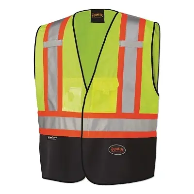 Pioneer V1020161U-S/M 131BBAU Safety Vest S/M Green