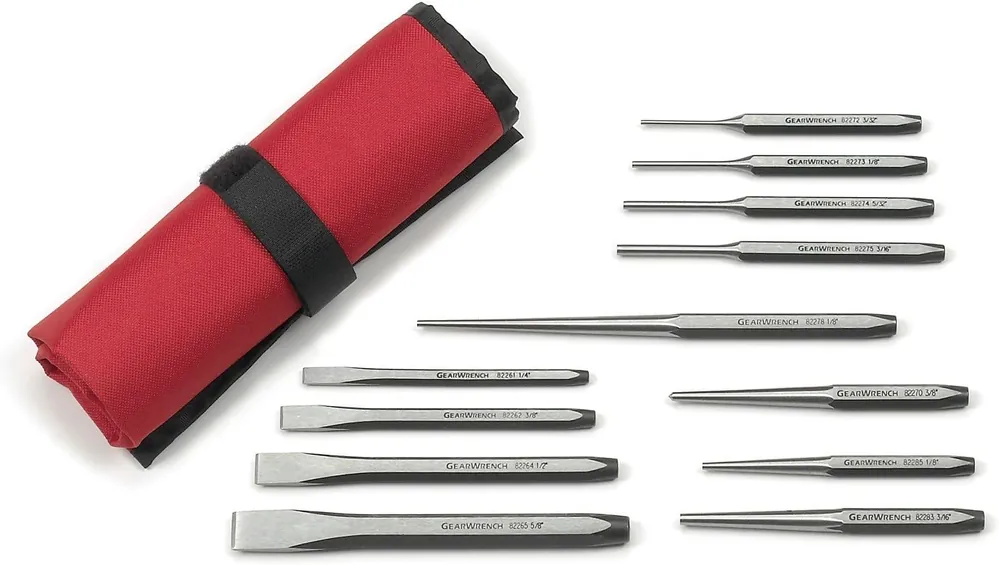 SK0372198-US20260702-105043-0 Gearwrench 82305 Punch and Chisel Set Hand Powered 12 Pc - Image 1