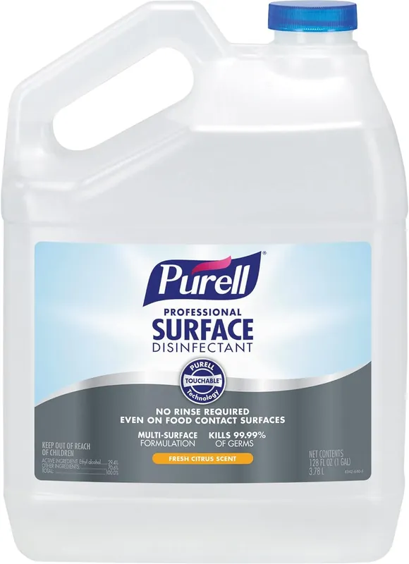 Purell 4342-04 Professional Surface Disinfectant Citrus Scent 1 Gallon Pour Refill