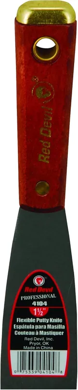 Red Devil 4104 Flex Putty Knife 1.5 Inch Brown/Grey