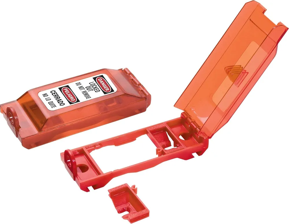 SK0372409-US20260702-105043-0 Master Lock 496B Universal Wall Switch Lockout Red 5/16 in Padlock Shackle - Image 1