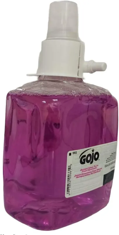 SK0372449-US20260702-105043-0 Gojo 1912-02 Antibacterial Foam Hand Soap Refill 1200ml Plum - Image 1