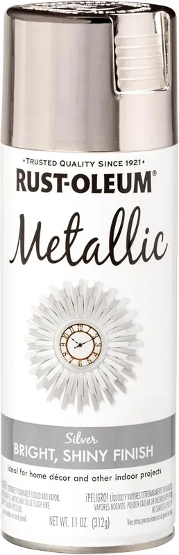 SK0372573-US20260702-105043-0 Rust-Oleum 340648 Specialty Metallic Spray Paint 11 Ounce Silver - Image 1