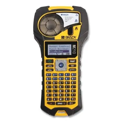 SK0372584-US20260702-105043-0 Brady 152260 M210 Handheld Label Maker Thermal Transfer Yellow - Image 1
