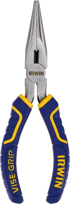 SK0372641-US20260702-105043-0 IRWIN 2078216 VISE-GRIP Long Nose Pliers with Protouch Grip Handle 6 Inch - Image 1