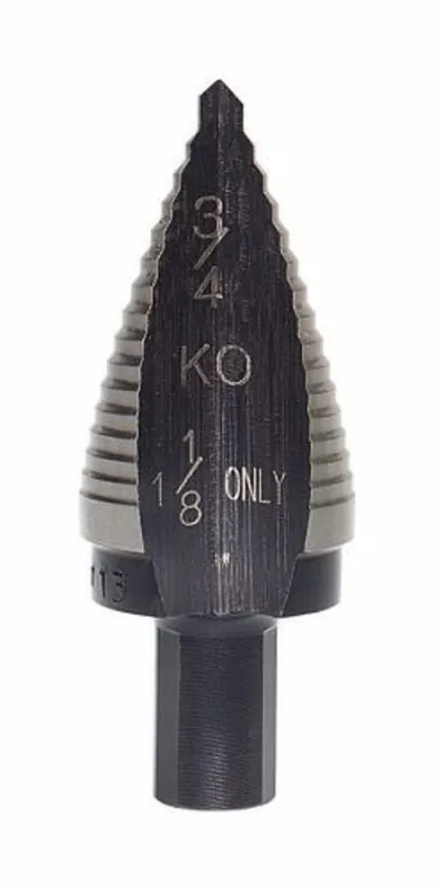 SK0372663-US20260702-105043-0 Irwin 10313ZR Unibit 1-1/8-Inch Step-Drill Bit 1/2-Inch Shank - Image 1