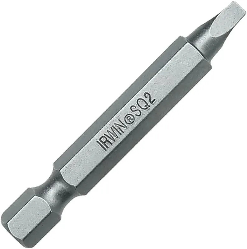 Irwin IWAF22SQ2B10 #2 Square Recess Power Bit - 1-15/16 inches