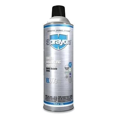 Sprayon SC0609000 EL609 Green Insulating Varnish 15.25 Oz Aerosol Can