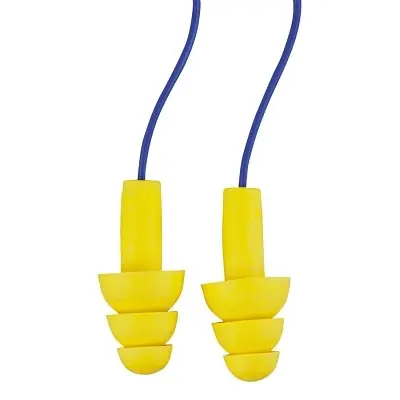 SK0372837-US20260702-105043-0 3M 7000052728 E-A-R Ultrafit Earplugs Elastomeric Polymer Yellow Corded Poly Bag - Image 1