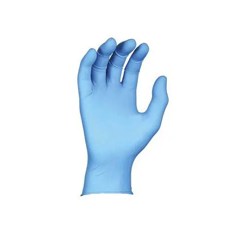 Showa 7005PFL N-DEX Nitrile Gloves 4 mil Large 9.5 inch Disposable