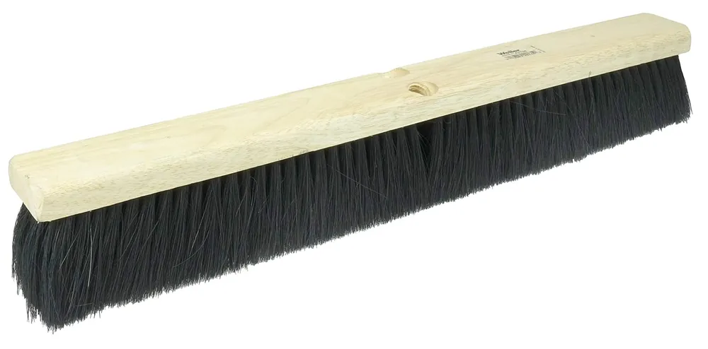 Weiler 42134 18 Block Size Black Tampico Fill Coarse Sweeping Floor Brush Natural