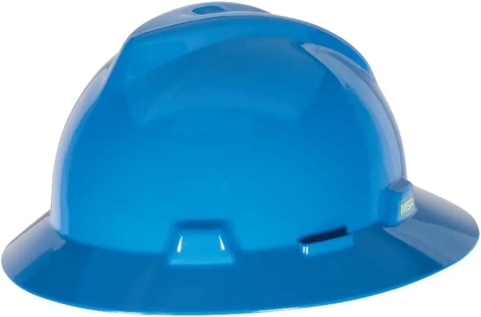 SK0372925-US20260702-105043-0 MSA 454732 V-Gard Full-Brim Hard Hat with Staz-On Pinlock Suspension - Image 1