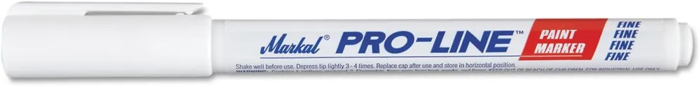 Markal 96871 Pro-Line Fine Point Paint Marker White