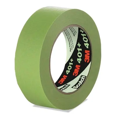 3M 7000124899 High Performance Green Masking Tape 401+ 72 mm x 55 m 6.7 mil