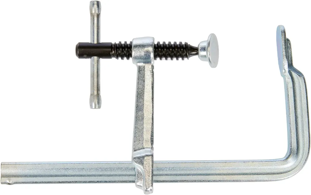 SK0373108-US20260702-105043-0 Bessey GS16K Screw Clamp Classix 6.3In / 3.15In of Steel, Silver - Image 1
