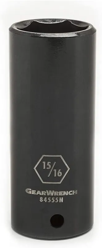 Gearwrench 84555N 1/2 Drive Deep Impact SAE Socket 15/16 6 Point