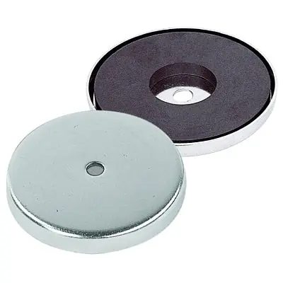 Magnet Source 7217 Ceramic Magnet Round Base 25 lb Load Capacity 2.03 inches diameter