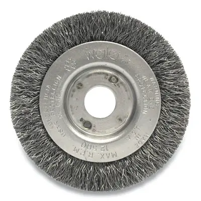 Weiler 264 Narrow Face Crimped Wire Wheel 3 in D 0118 Stainless Steel Wire