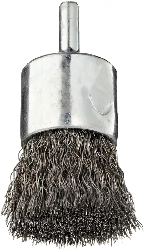 SK0373536-US20260702-105043-0 Weiler 10010 1 Crimped Wire End Brush, 0.0104 Steel Fill - Image 1