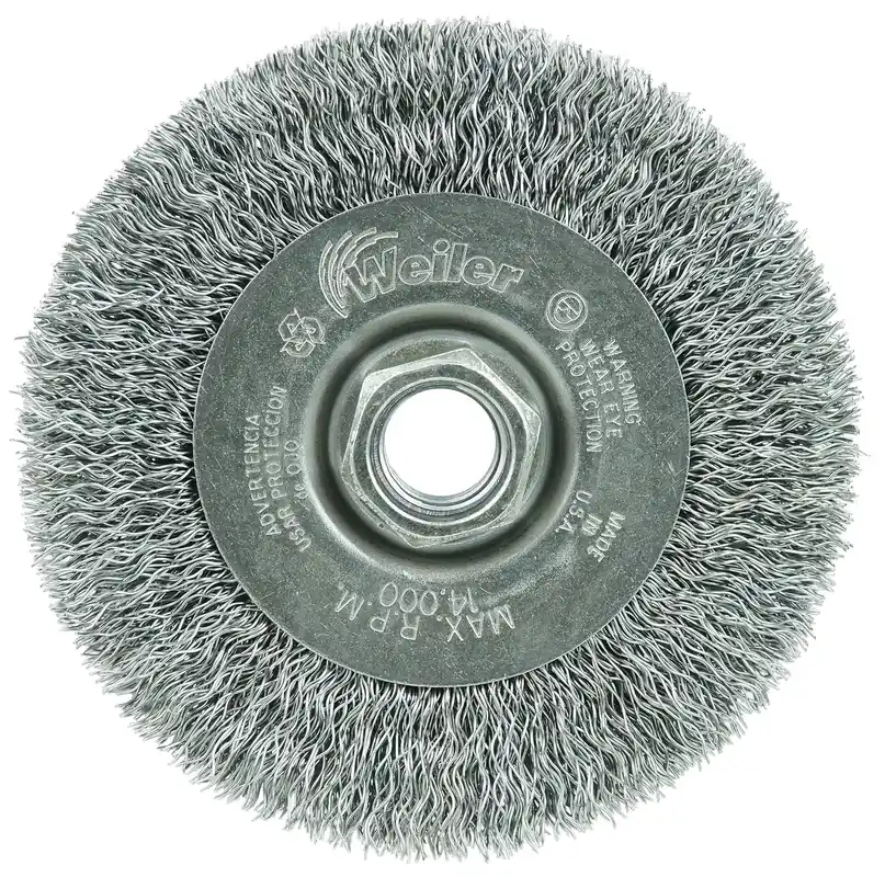 Weiler 13081 Crimped Wire Wheel 5/8-11 UNC Nut